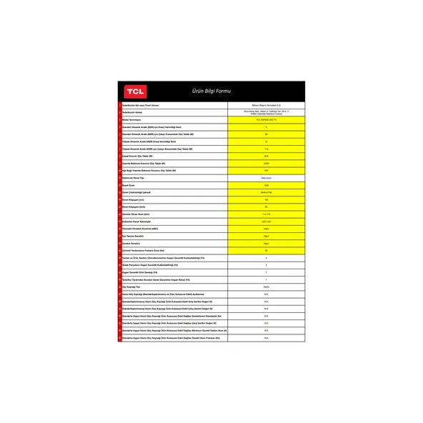 TCL 65P635 65" 165 Ekran Dahili Uydu Alıcılı 4K Ultra HD Smart LED TV - 7