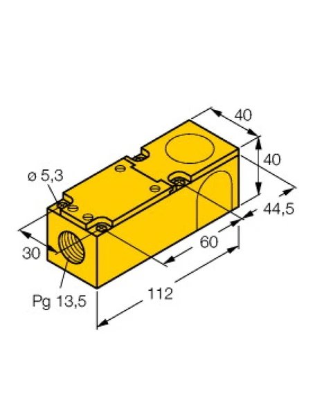 Turck 10078 MP-10D-Y1 Ultrasonic Sensor Reflektörlü ürün görseli
