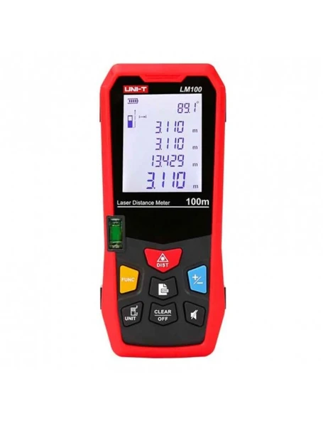 Uni-T LM100A Lazerli Mesafe Ölçer 100mt - 1