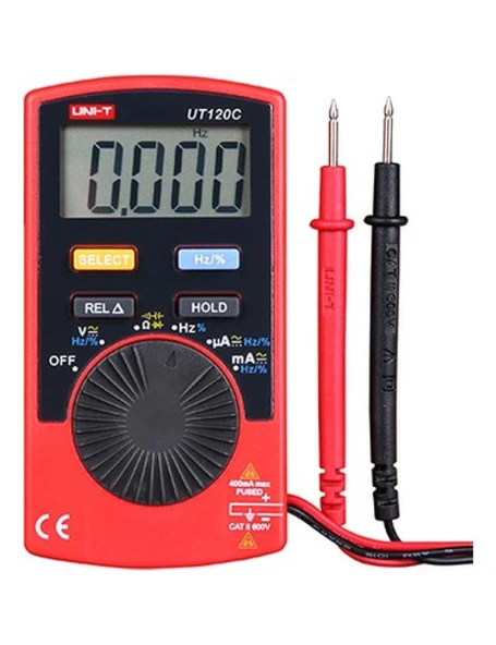 Uni-T UT120C Cep Boy Dijital Multimetre ürün görseli 1