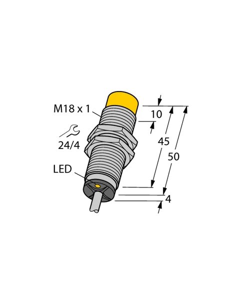 Turck 1645300 NI12U-EM18-AP6X Endüktif Sensör