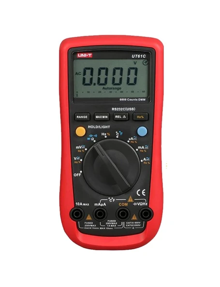 Uni-T UT61C Modern Dijital Multimetre ürün görseli