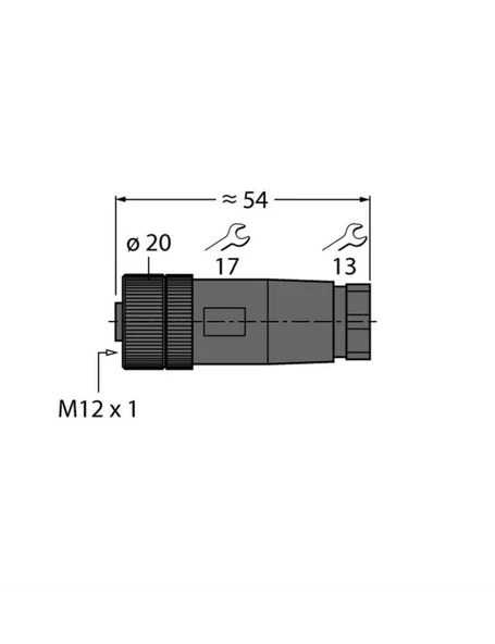 Turck 69049 B8141-0 Sahada Montajı Yapılabilir