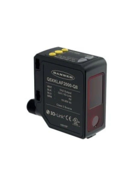 Turck  3803693 Q5XKLAF2000-Q8 Fotoelektrik Sensör Laser Diffuse Mode Sensor with Adjustable Background Suppression ürün görseli