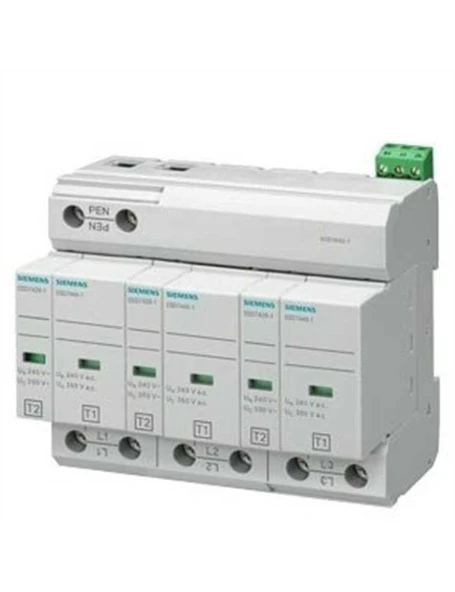 Siemens 5Sd7443 1 B Ve C Sınıfı 3 Kutuplu Tn C Sistemleri İçin Kombine Parafudr - 1