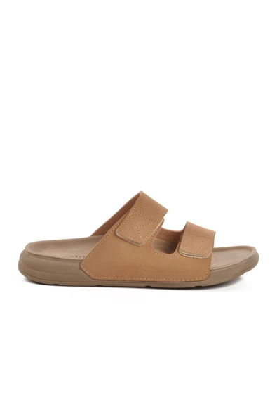 Ayakmod Camel Cırtlı Anatomik Erkek Terlik 115.002 M