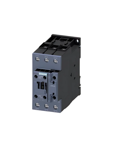 Siemens Sirius Kontaktör 3RT2037-1KB40 30kW 65A 24VDC 1NO+1NC Vida Bağlantılı S2 Boy 3 Kutuplu AC-3E/AC3