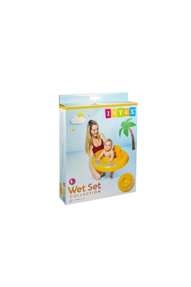 Intex My Baby Float Oturaklı Bebek Flatörü 70 Cm Çocuk Havuz Ve Deniz Simidi (6-12 AY) M-56585 - 6