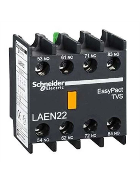 Schneider LAEN22 Easypact Tvs-Yardımcı Kontak Bloğu-2 Na 2 Nk-Vidalı-Kelepçe Terminalleri - 1