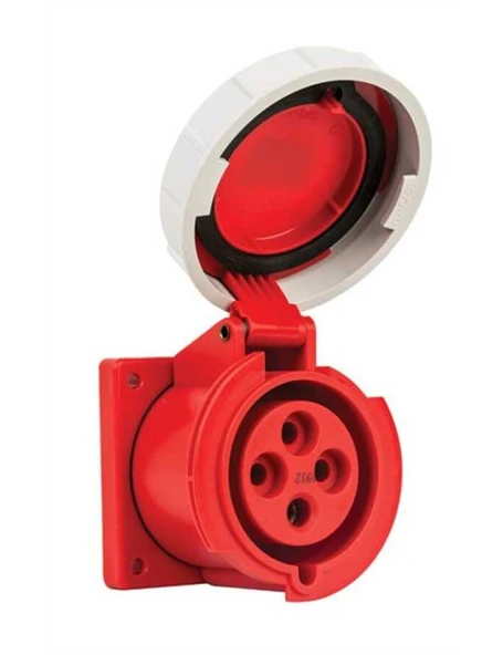Mete Enerji 406520V 4X32A IP67 Makine Prizi -Düz-Vidalı Bağlantı 380-415 V ürün görseli