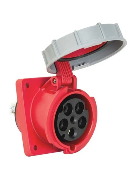 Mete Enerji 406535 5X63A IP67 Makine Prizi Eğik 380-415 V ürün görseli