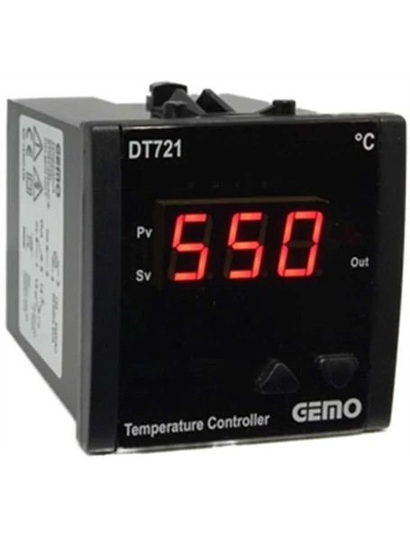 Gemo DT721-230VAC-R ON/OFF Sıcaklık Kontrol Cihazı