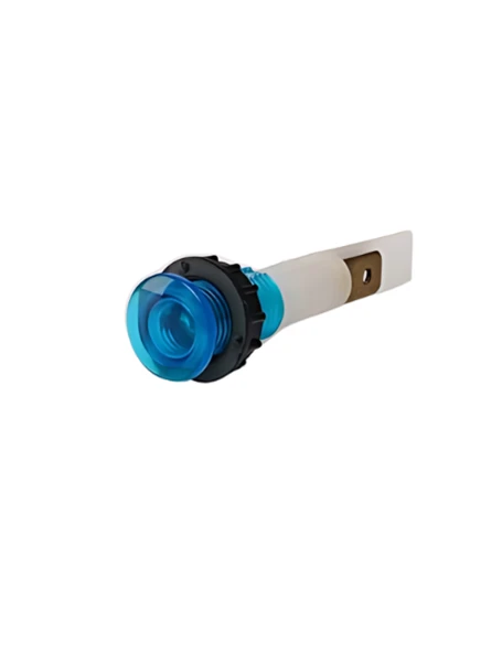 Emas S102NM S Serisi Plastik 230V AC Mavi 10 mm Sinyal - 1
