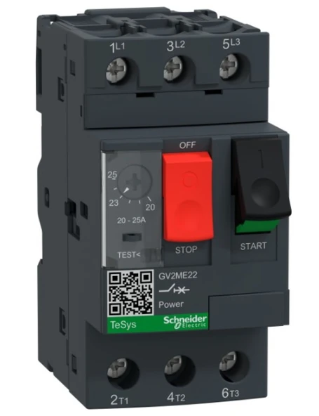 Schneider GV2ME22 Motor Koruma Şalteri 20-25A