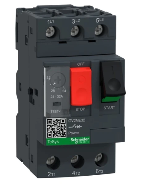 Schneider GV2ME32 Motor Koruma Şalteri 25-32A - 1