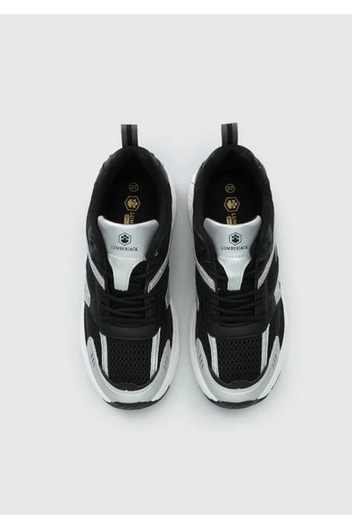 Lumberjack PENTAGON 5FX 101939241 Kadın Spor Ayakkabı Siyah Gümüş 36-40 - Resim 5