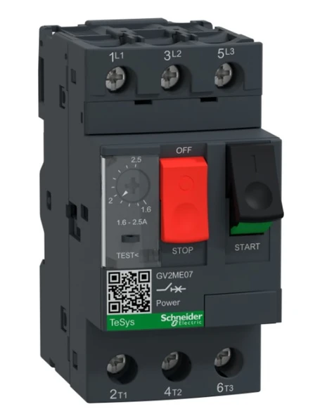Schneider GV2ME07 Motor Koruma Şalteri 1,6-2,5A - 1