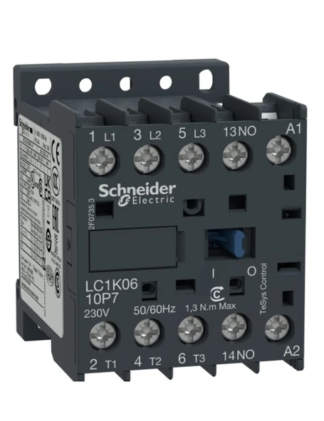 Schneider LC1K0910B7 4 KW 9A 24V Ac 1 No TeSys k Kontaktör ürün görseli