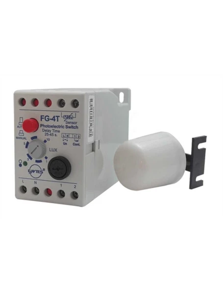Entes M0096 FG-4T Fotosel Röle Triyak Çıkışlı 1–10 Lux Ayarlı 190–255VAC - 1