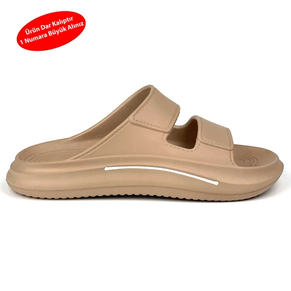 Erkek Vizon Rahat Kaymaz Taban Hafif Günlük Plaj Terlik - Resim 2