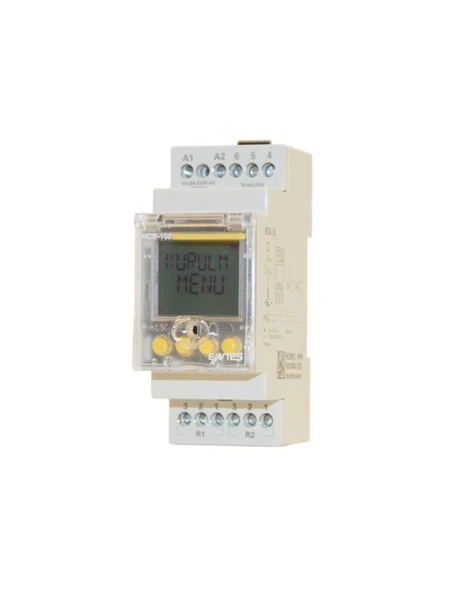 Entes M2951 MCB-100 7 Fonksiyonlu 85-315VAC/DC DIN II Zaman Rölesi