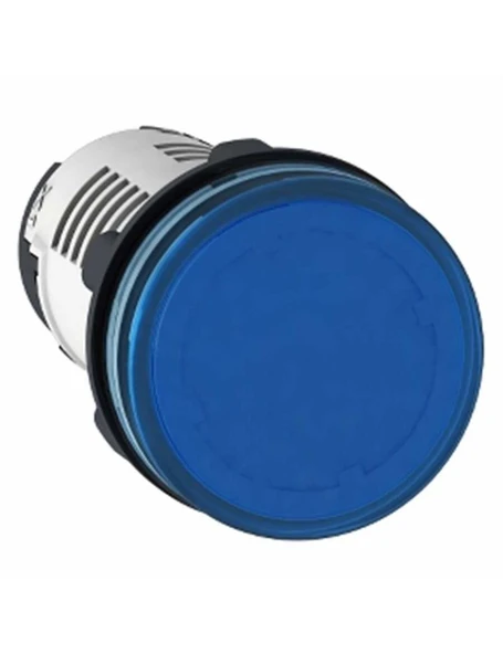 Schneider XB7EV06MP 22 mm Mavi Sinyal Lambası 230V Led - 1