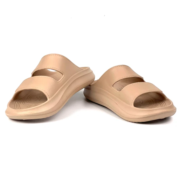 Erkek Vizon Rahat Kaymaz Taban Hafif Günlük Plaj Terlik - Resim 3