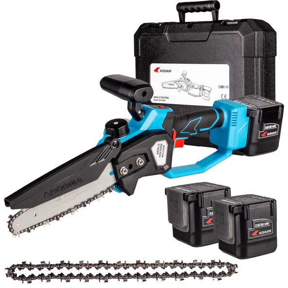 KOHAM KH-CS21608B AKÜLÜ TESTERE 5.0Ah ÇİFT AKÜLÜ 21.6V