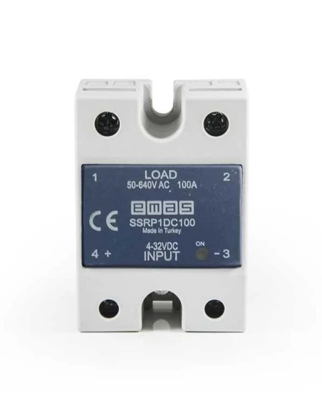 Emas SSRP1DC100 SSR Serisi 50-640V 100A Solid State Röle ürün görseli