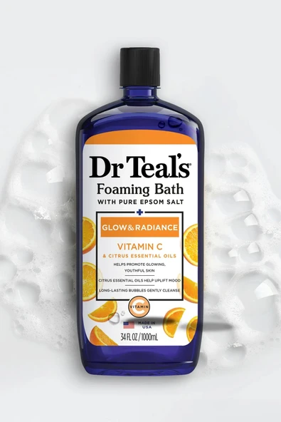 Dr.Teals Glow & Radiance Banyo Köpüğü 1000ML - Resim 6