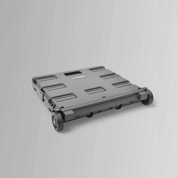 Nurgaz Katlanır Tekerlekli Kamp Kasası Siyah NGC139 - 4