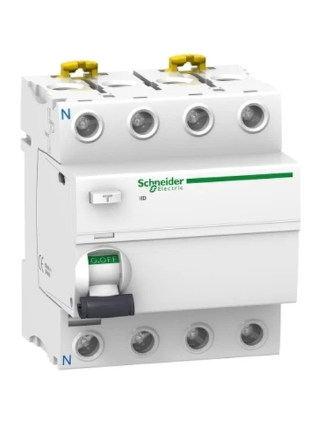 Schneider A9R41440 İıd - Toprak Kaçağı Koruma - 4P - 40A - 30Ma - Ac Tip ürün görseli