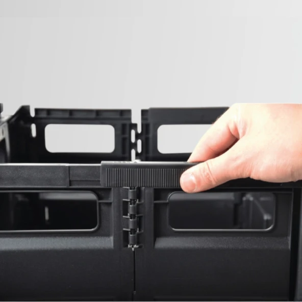 Nurgaz Katlanır Tekerlekli Kamp Kasası Siyah NGC139 - 2