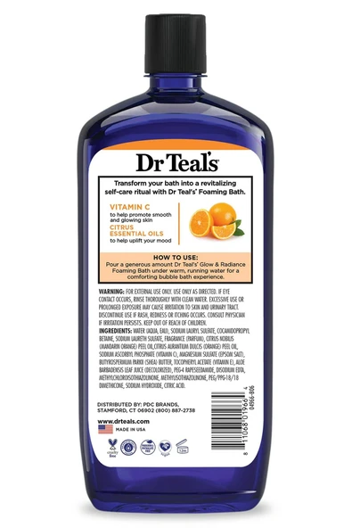 Dr.Teals Glow & Radiance Banyo Köpüğü 1000ML - Resim 2
