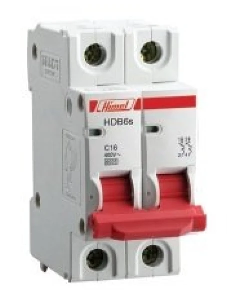 Himel HDB3wHN2C63 2 Kutup 6kA C Tipi 63A Otomatik Sigorta