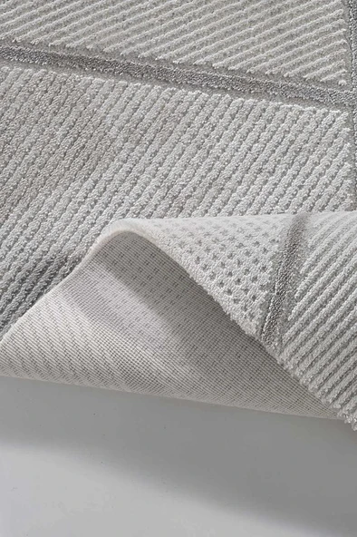 Gümüşsuyu Halı Tierra 15169 Gri 160x230 - 3