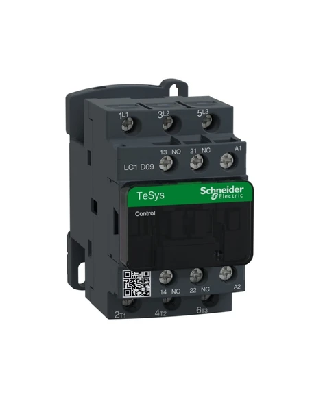Schneider LC1D09Q7 TeSys D Kontaktör  3P(3 NA)  AC  <= 440 V 9 A 380 V AC bobin ürün görseli