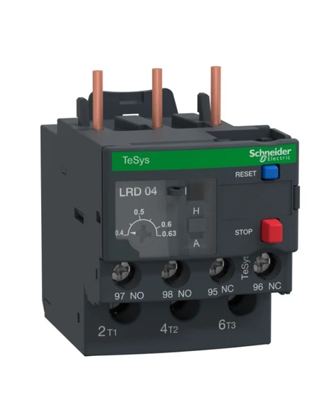 Schneider LRD04 Termik Aşırı Akım 0,4-0,63A Cl10A ürün görseli