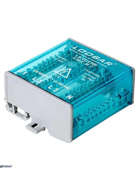 Loobar 4 KUTUP 2x16   2x10   8x6 DAĞITICI 80A ürün görseli