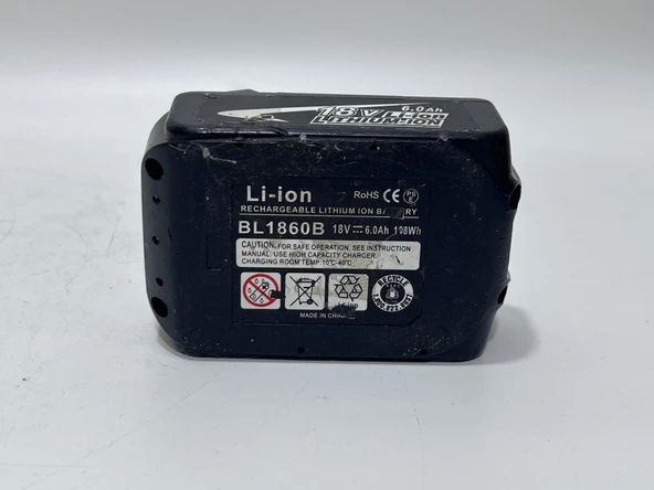 Makita Uyumlu 18V 6.0Ah Li-ion Akü BL1860B 2.El - 6