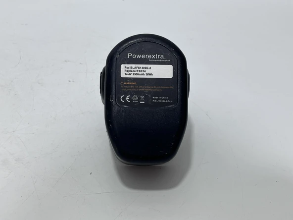 Powerextra 14.4V 2.5Ah Li-ion Akü BLAFS1400D-2 2.El - Resim 4