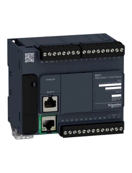 Schneider TM221CE24T Kontrolör M221 24 Gç Transistör Pnp Ethernet - 1