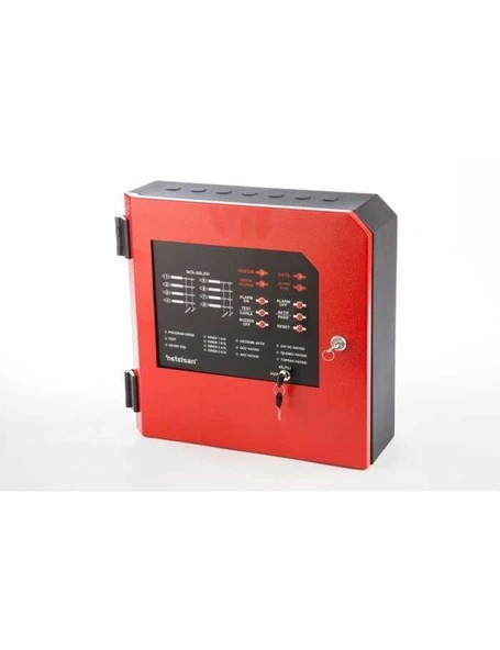 Netelsan M.U.YAN.00006 Konvansiyonel 4 Zonlu Yangın Alarmı Santrali ürün görseli