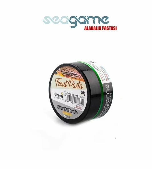 SEAGAME TROUT PASTA ALABALIK HAMURU SARIMSAK YEŞİL 50G - 2