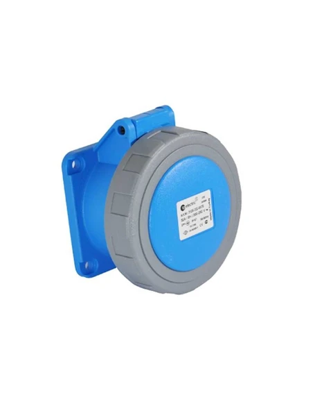 Tp Electric 3125 322 0975 3X32A IP67 Makine Prizi (Düz) (75X75)