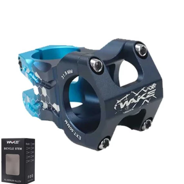 WAKE 50MM KISA GİDON BOĞAZI ALÜMİNYUM 28,6 MAVİ