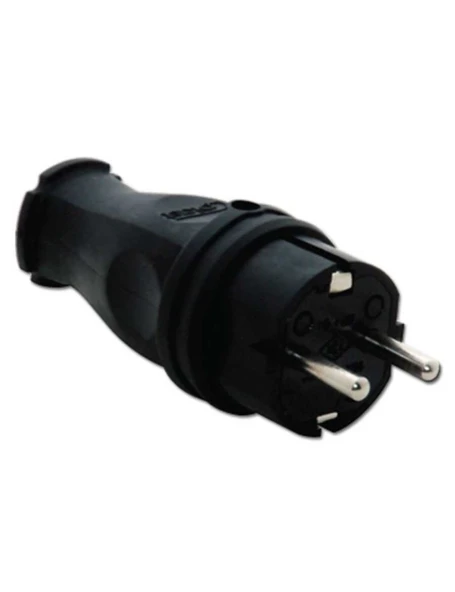 Tp Electric 3101 303 0300 1X16A Kauçuk Düz Fiş (Ups) ürün görseli