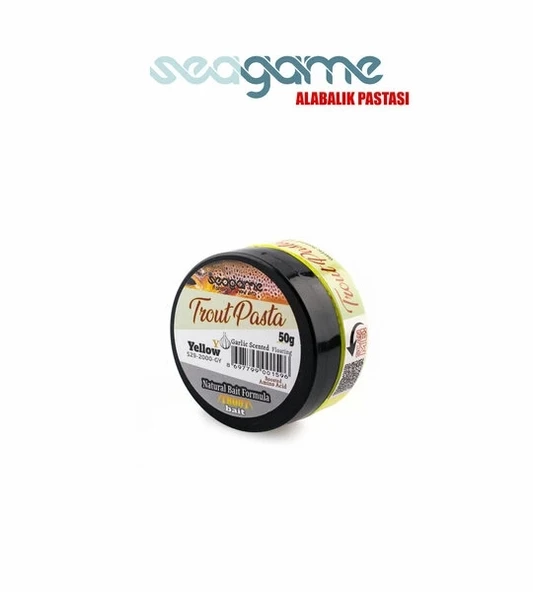SEAGAME TROUT PASTA ALABALIK HAMURU SARIMSAK SARI 50G - Resim 2