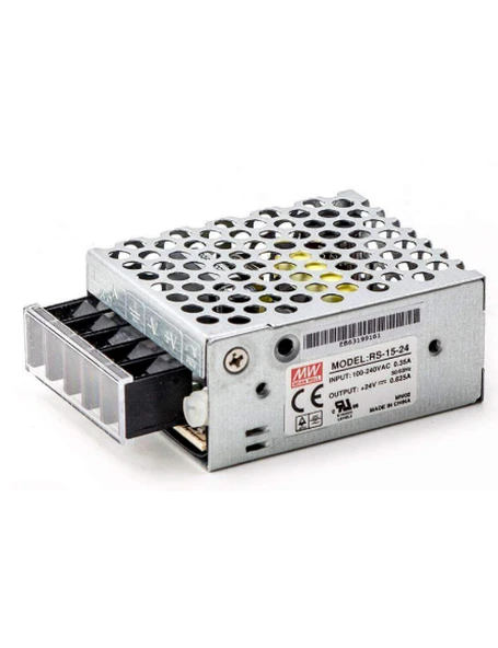 Mean Well RS-15-24   24VDC 600mA 15W Güç Kaynağı