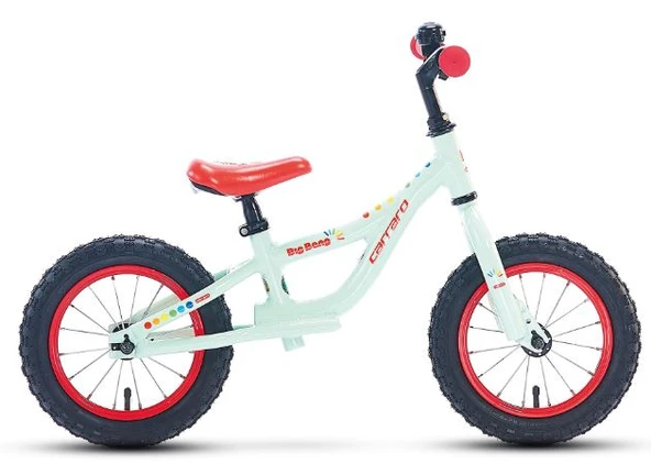 CARRARO BIG BANG DENGE BİSİKLETİ AÇIK YEŞİL KIRMIZI ürün görseli